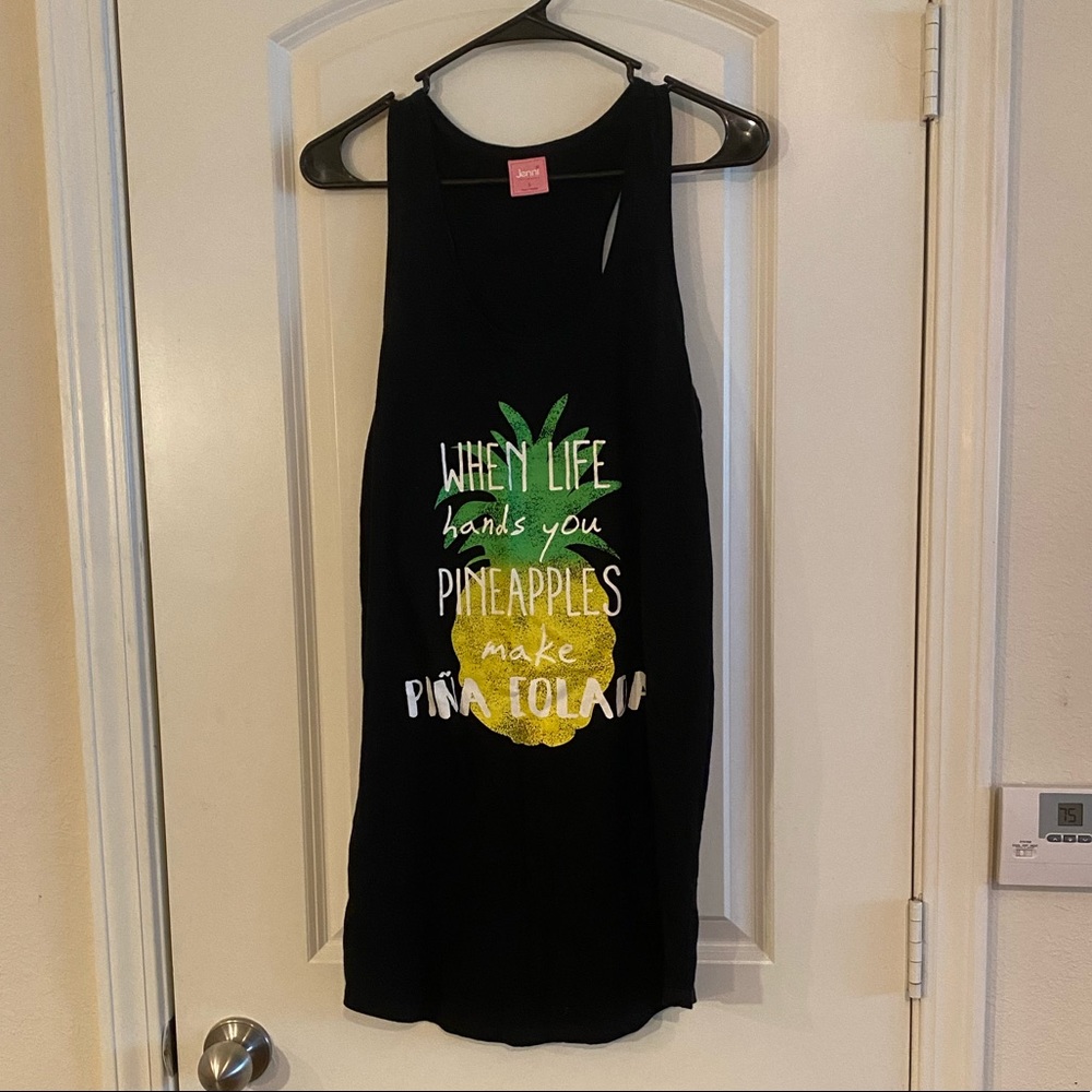 Pineapple swim cover up dress